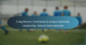 Read more about the article Craig Moore: Contribuții la echipa națională, Leadership, Selecții internaționale